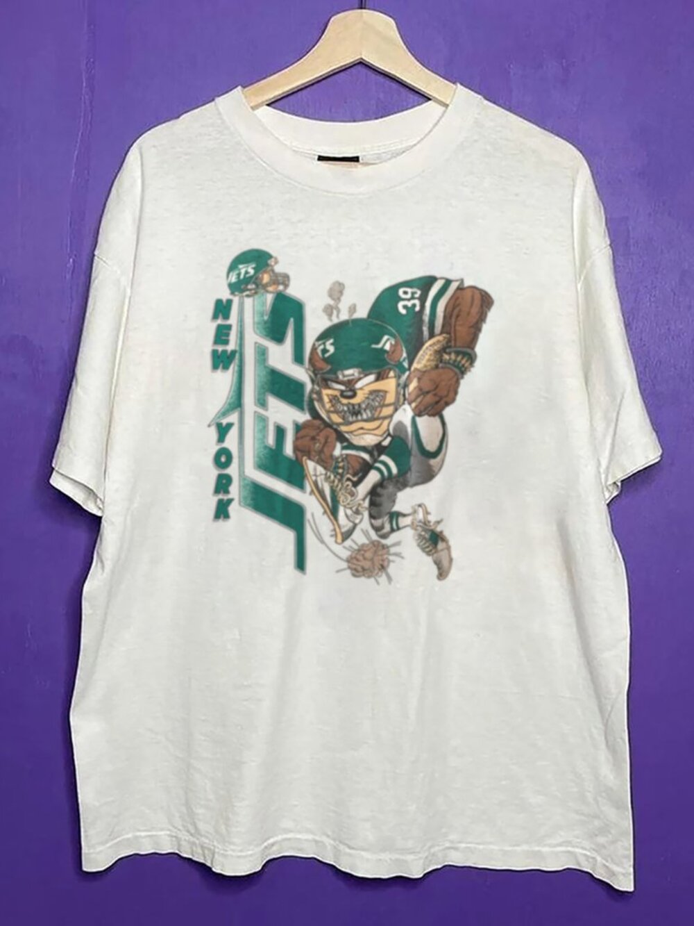 Vintage New York Jets Looney Tunes Football Shirt, Retro NFL Men Women Shirt Tee